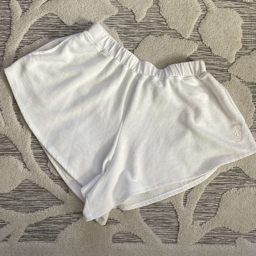 Free People Movement White Cotton Shorts🐁